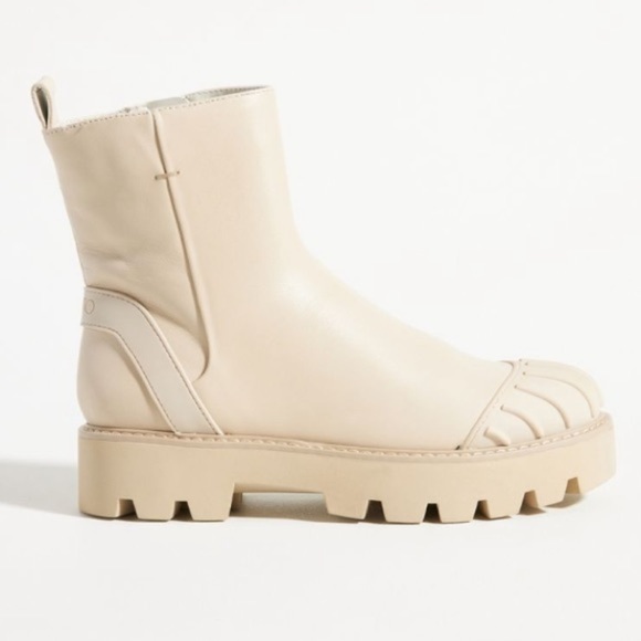 Anthropologie NWT Franco Sarto Leather Brandie Lug Sole Boots Size 7,5. - Picture 6 of 11